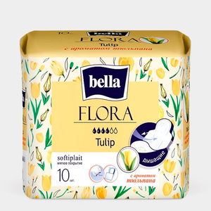 Прокладки «Bella» Flora с ароматом тюльпана, 10 шт