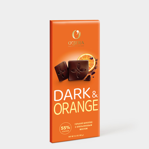 Шоколад горький «O'Zera» Dark&Orange, 90 г