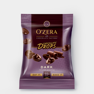 Шоколад темный «O'Zera» Dark drops, 80 г