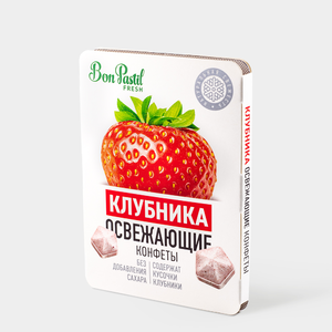 Конфеты освежающие «Bon Pastil FRESH» Клубника, 12 г