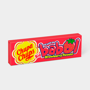 Жевательная резинка «Chupa Chups» Big Babol Клубника, 21 г