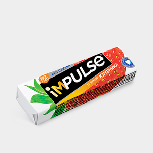 Жевательная резинка «IMPULSE» со вкусом клубники, 14 г