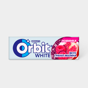 Жевательная резинка «Orbit» White гранат–малина, 13,6 г