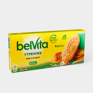 Печенье «BelVita» «Утреннее», мёд-фундук, 225 г