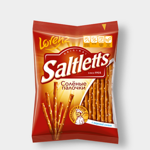 Палочки «Saltletts» с солью, 75 г