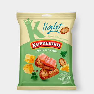 Сухарики «Кириешки Light» «Сёмга с сыром», 33 г