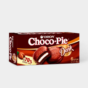 Печенье мягкое «Orion» Choco Pie Dark, 180 г