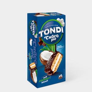 Choсo Pie «Tondi» Кокосовый, 180 г