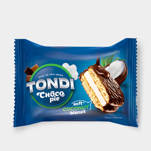 Choсo Pie «Tondi» Кокосовый, 30 г