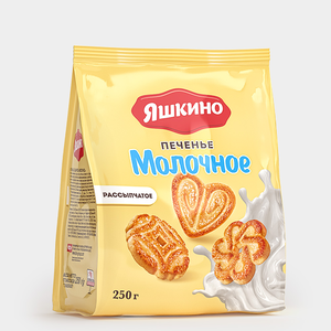 Печенье «Яшкино» молочное, 250 г