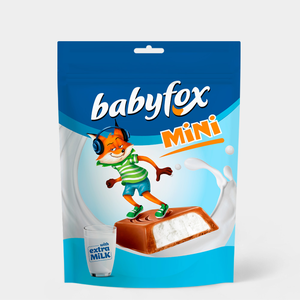 Конфеты «Babyfox mini» c молочной начинкой, 120 г