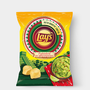 Чипсы «Lay's» рифленые «Гуакамоле по-мексикански», 125 г