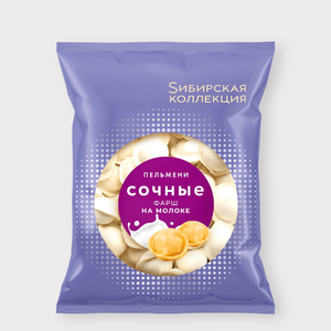 Пельмени «Sибирская коллекция» Сочные с фаршем на молоке, 400 г