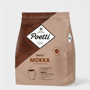 Кофе в зернах «Poetti» Daily Mokka, 450 г