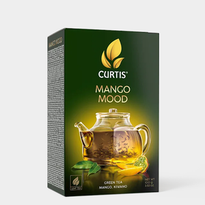 Чай зеленый листовой «Curtis» Mango mood, 100 г