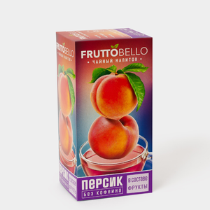 Чайный напиток «Fruttobello» Персик, 25 пакетиков, 37,5 г