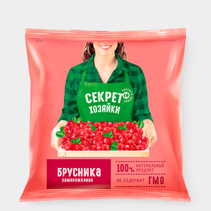 Брусника «Секрет хозяйки» быстрозамороженная, 300 г