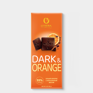 Шоколад горький «O'Zera» Dark&Orange, 90 г