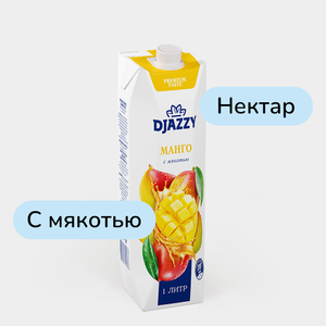 Нектар «Djazzy» Манго, 1 л