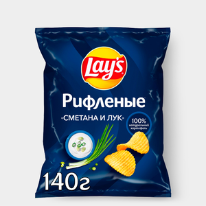 Чипсы «Lay's» Сметана и лук, 140 г