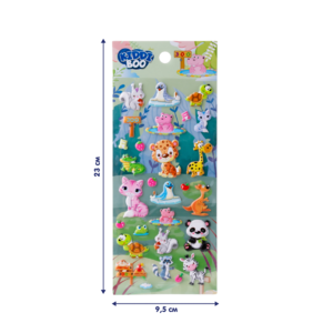 Объемные наклейки «Мир животных» Объемные наклейки «Мир животных»