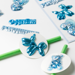 Объемные наклейки «Праздник», со стразами Объемные наклейки «Праздник», со стразами