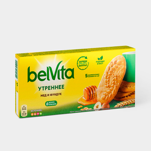 Печенье «BelVita» «Утреннее», мёд-фундук, 225 г