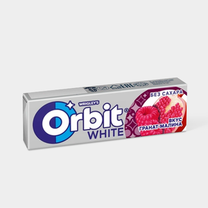 Жевательная резинка «Orbit» White гранат–малина, 13,6 г