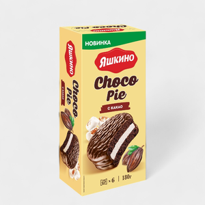 Choco Pie «Яшкино» с какао, 180 г