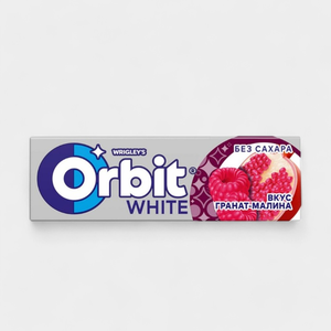 Жевательная резинка «Orbit» White гранат–малина, 13,6 г