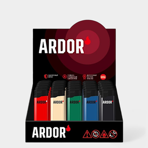 Зажигалка многоразовая «ARDOR» A-2 (пьезо), 35 г Зажигалка многоразовая «ARDOR» A-2 (пьезо), 35 г