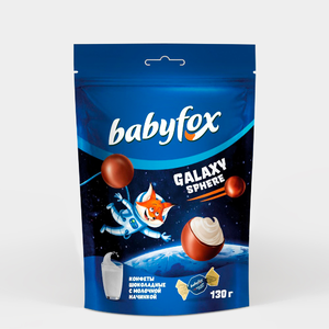 Конфеты шоколадные «Babyfox» Galaxy sphere, 130 г