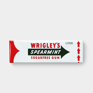 Жевательная резинка «Wrigley`s  Spearmint» с ароматом мяты без сахара, 13 г