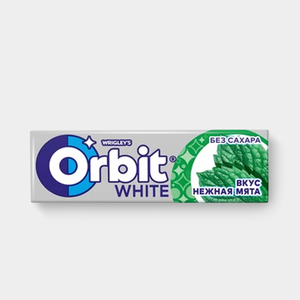 Жевательная резинка «Orbit» White Нежная мята, 13 г