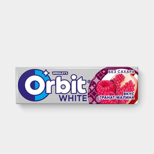 Жевательная резинка «Orbit» White гранат–малина, 13,6 г