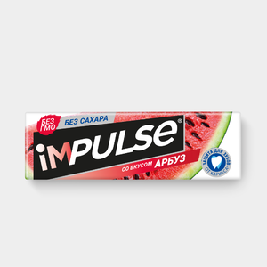 Жевательная резинка «IMPULSE» со вкусом арбуза, 14 г