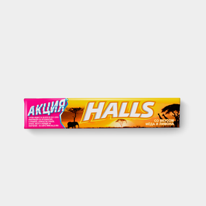 Леденцы «Halls» мед и лимон, 25 г