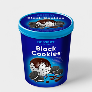 Мороженое «Dessert club» Black Cookies, 450 г