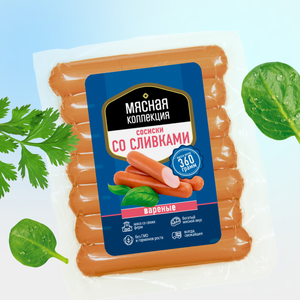 Сосиски «Мясная коллекция» со сливками, 360 г