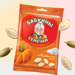 Семечки тыквенные отборные, жареные «Бабкины семечки», 150 г