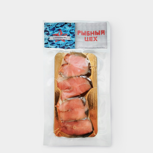 Горбуша «Рыбный цех» кусочки холодного копчения, 100 г