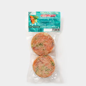 Медальоны «ВладимирРыба» из филе горбуши и брокколи, 180 г