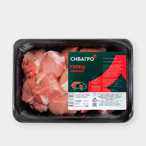 Гуляш «Сибагро» из филе цыпленка, 500 г Гуляш «Сибагро» из филе цыпленка, 500 г
