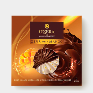 Зефир «O'Zera» в шоколаде с манго, 270 г