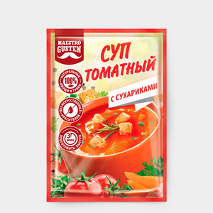 Суп «Maestro Gusten» томатный с сухариками, 16 г