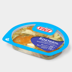 Коктейль из маринованных морепродуктов «Vici» в масле, 200 г