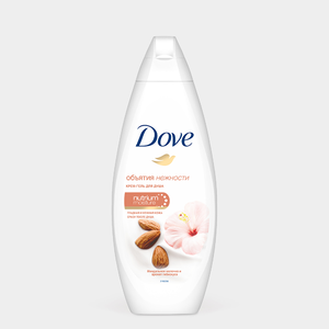Крем-гель для душа «Dove» » Объятия нежности Миндальное молочко с ароматом гибискуса, 225 мл