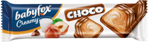 Батончик вафельный «Babyfox» Choco в молочном шоколаде, 23 г
