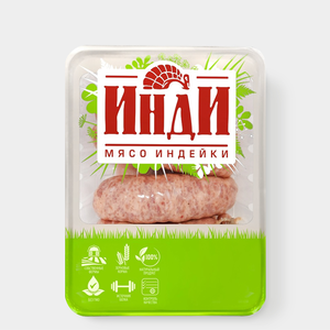 Колбаски «ИНДИлайт» Русские, 450 г