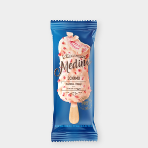 Эскимо «Medino» малина-гранат в белой глазури, 70 г